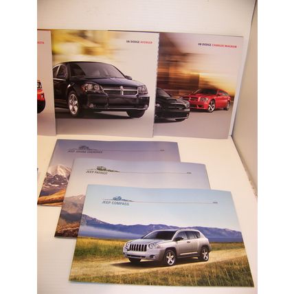 2008 AVENGER CHARGER MAGNUM DAKOTA 300 PT JEEP PATRIOT SALES BROCHURES (10)