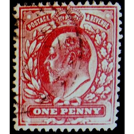 GB 1902 Edward VII 1d scarlet SG219