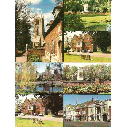 Lincolnshire BOURNE 2 Postcards (Photographic Heritage 4, LI-025)
