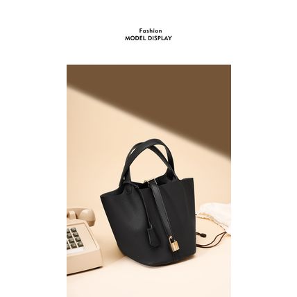 Hobo Bag for Women, Leather Tote Bag, Shoulder Purse Handbag Black