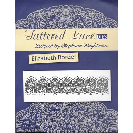 Tattered Lace. Elizabeth Border Die. Die Cutting Cardmaking Scrapbooking Crafts