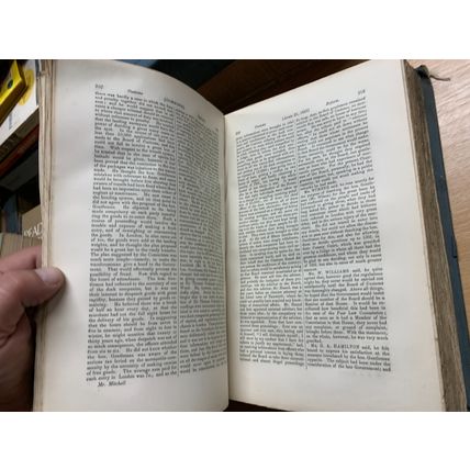RARE* 1853 "HANSARD'S PARLIAMENTARY DEBATES FOR THE YEAR 1852" 1.3kg BOOK (P7)