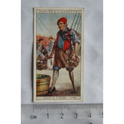 1930 Players History of Naval Dress No. 29 Ship's Cook 1790