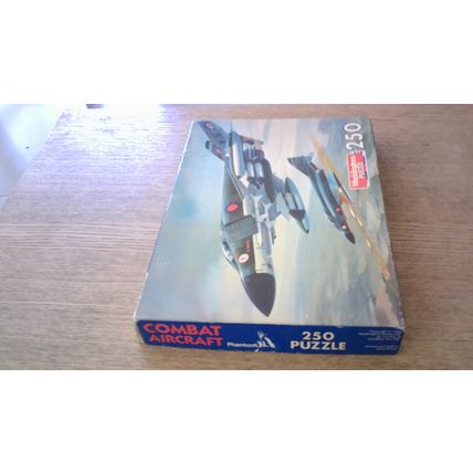 COMBAT AIRCRAFT: PHANTOM F-4 Jigsaw Puzzle (250 Piece) Waddingtons (1985)