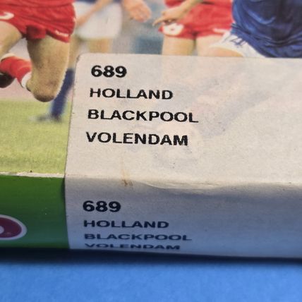 Subbuteo Lightweight Team BLACKPOOL HOLLAND CORRECT LABEL BOX