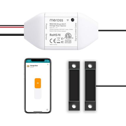Smart Garage Door Opener Remote, Compatible with Apple Homekit, Amazon Alexa, Go