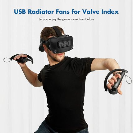 KIWI Design USB Radiator Fans Accessories for Valve Index, Cooling Heat for VR H