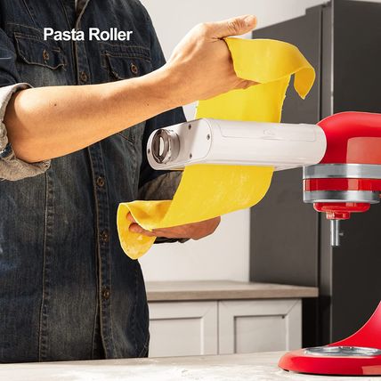 ANTREE 3-1 Pasta Maker Attachment for Kitchenaid Includes Pasta Sheet Roller Att