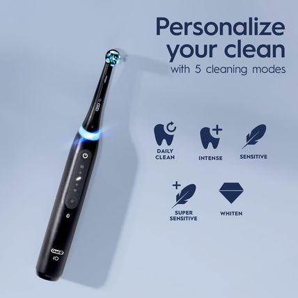 Oral-B Io Series 5 Rechargeable Electric Toothbrush with Visible Pressure Sensor