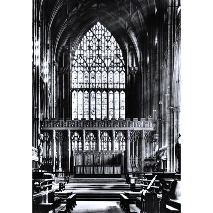 Gordon Fraser postcard York Minster. Choir Looking East. Unposted