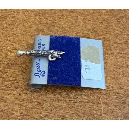 Sterling Silver Nos Beau Clarinet Charm Vintage #200