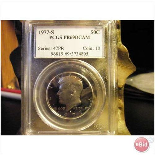 1977 S PCGS PR69DCAM Kennedy Half Dollar (F SH)