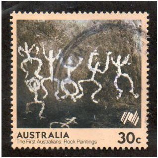 AUS 1984 30c 'ROCK PAINTINGS' FINE USED (EBID14863)