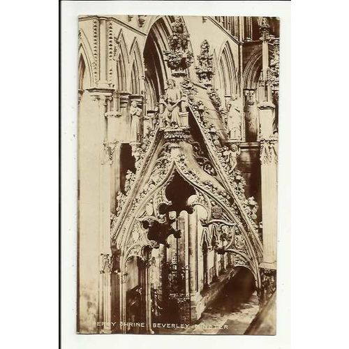 Yorkshire BEVERLEY Minster Percy Shrine Postcard