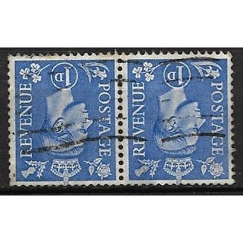 1950/1952 SG 504 - fine used (o) - Inv. Watermark pair