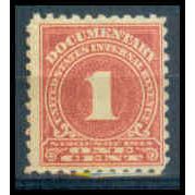 Used R196 1c Series of 1914 Barely Clears WA1789