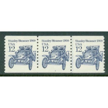 2132 12c Stanley Steamer Fine MNH Dry Gum PNC 1/3 W0366