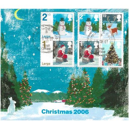 2006 Christmas Miniature Sheet MS2684 Very Fine Used . ..