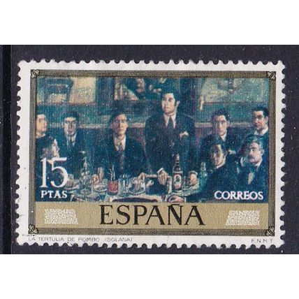 SPAIN 1972 STAMP DAY SOLANA 15 pta USED