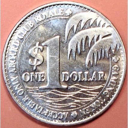 Club Royale. $1 Casino Token. Cruise Line. F06.