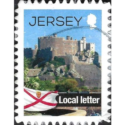 JERSEY, Mont Orgueil Castle, blue 2012, local letter, #4