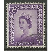 GB 1958 Isle of Man 3d lilac used SG2