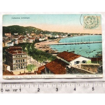 1908 postcard Cannes, France