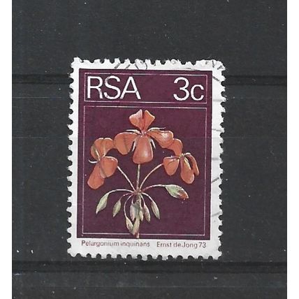 SouthAfrica.SG350 3c Geranium.Variety Unchecked.Fine Used.Sep25m
