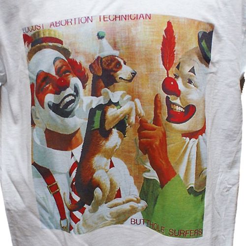 Butthole Surfers T shirt White Small 1980s Punk ROCK Metal Hardcore Grunge S