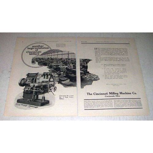 1922 Cincinnati No. 2, No. 3 High Power Millers Ad