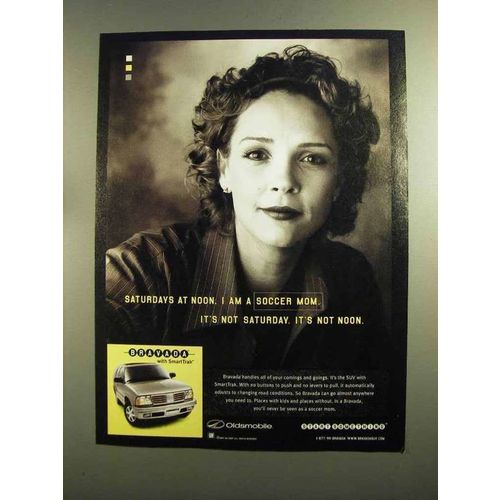 1999 Oldsmobile Bravada Ad - Saturdays A Soccer Mom