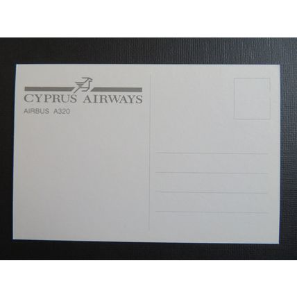 Airbus A320, Cyprus Airways Postcard
