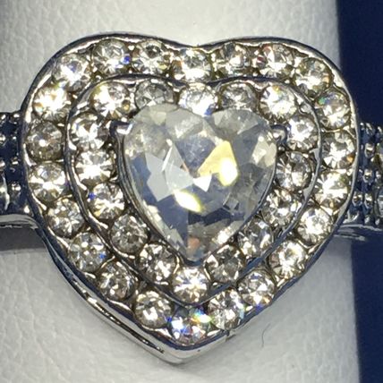 Ring Heart Shaped Fun Fashion Rhinestone #290 USA Seller