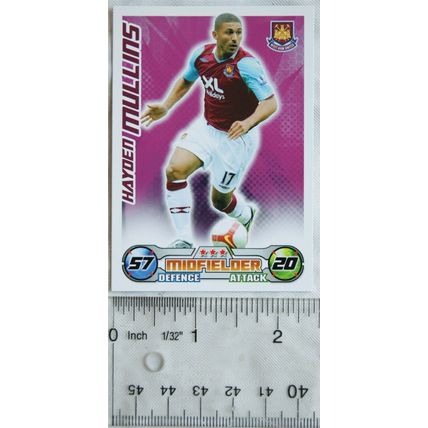 2008/09 Topps Match Attax Trading Card - Hayden Mullins, West Ham United