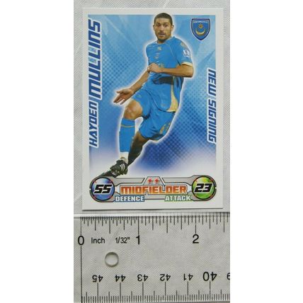 2008/09 Topps Match Attax Trading Card - Hayden Mullens, Portsmouth FC