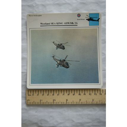 Westland Sea King AEW.Mk 2A - GB - Naval Helicopter - Collectors Club Card
