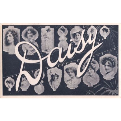 A Name Called Daisy Edwardian Actress Real Photo Postcard