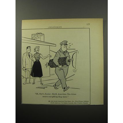 1955 North American Van Lines Ad - Oh, that's Junior.