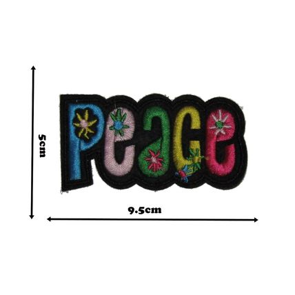 Peace Sew on Embroidered Patches Patch Badge Badges Logo P377