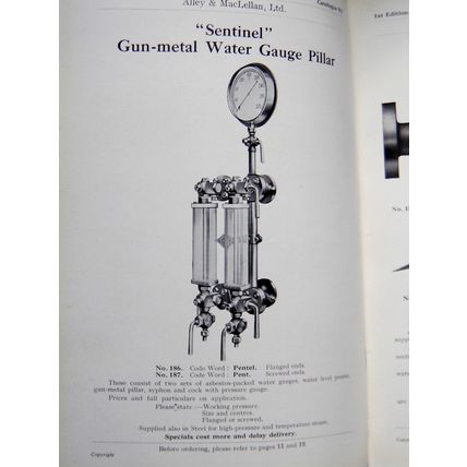 Steam, Live Steam, 1930 Sentinel Catalogue, Worcester