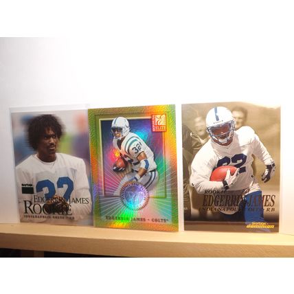 1999/2000 EDGERRIN JAMES (Colts) 2 x Skybox RC & Passing The Torch /1500