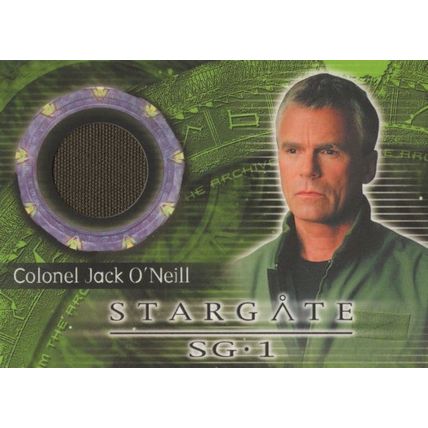 Colonel Jack O'Neill Stargate SG-1 Rare Prop Costume Card