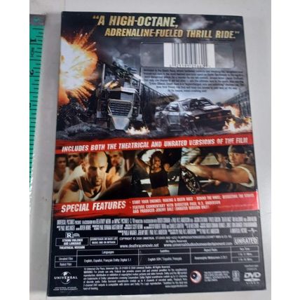 Death Race DVD widescreen rated R good