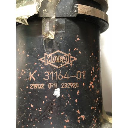 LOT 2 MAPAL K31164-01,31164-01,FACE MILL TOOLHOLDER,HSK-A-63-SHANK, 60mm-DIA.,ez