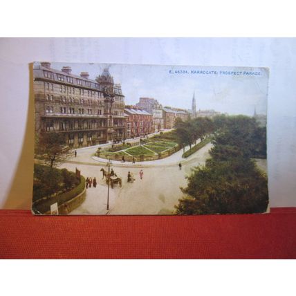 PROSPECT PARADE, HARROGATE YORKSHIRE unused antique postcard by Photochrom =