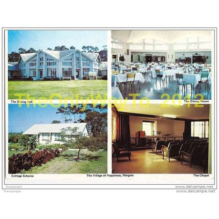 THE VILLAGE OF HAPPINESS, HOME FOR THE AGED, NATAL, SOUTH AFRICA 1976, Postcard