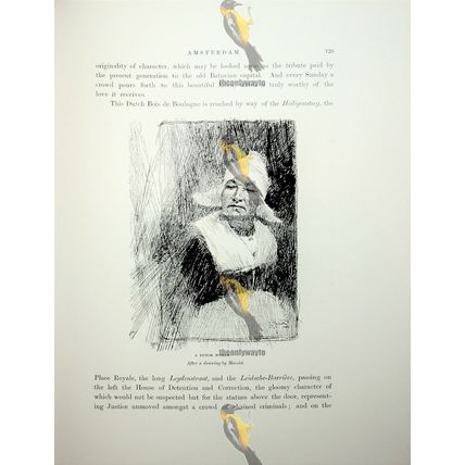 Dutch Woman, Amsterdam, Netherlands, Marold, Book Illustration (Print), 1892