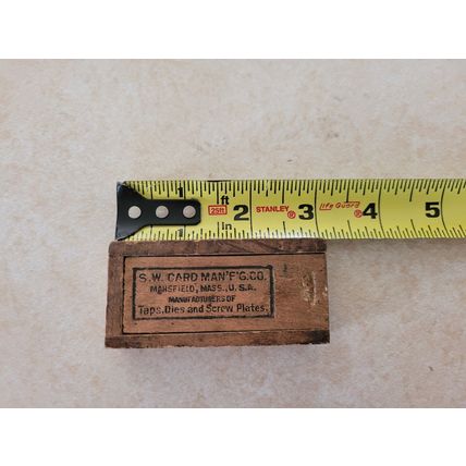 Vintage S.W. Card MFG Tap Set - 1/4 20 NC 3 Taps (used) PLEASE READ DESCRIPTION!