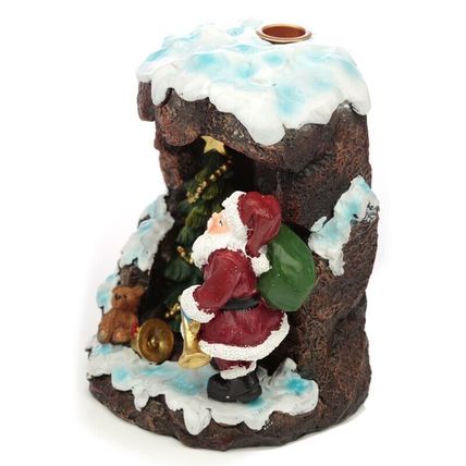 Santa's Grotto Christmas Backflow Incense Cone Burner