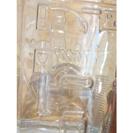 Vintage 1997 Coca Cola Santa Coke Machine 20 Oz Heavy Solid Glass Drinking Mug